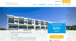 Desktop Screenshot of beachsidemagneticisland.com.au
